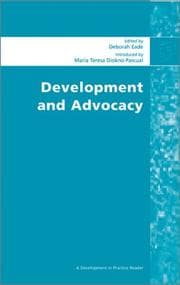 Tapa de Development and advocacy