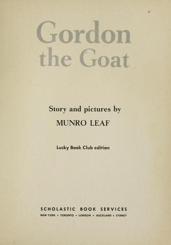 Tapa de Gordon the goat