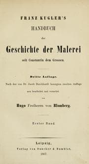 Tapa de Handbuch der Geschichte der Malerei seit Constantin dem Grossen