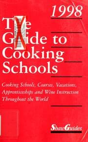 Tapa de The guide to cooking schools, 1998.