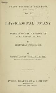 Tapa de Gray's Botanical text-book