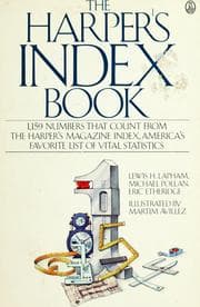 Tapa de The Harper's index book