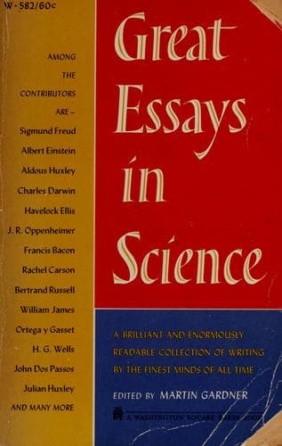 Tapa de Great Essays in Science