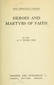 Tapa de Heroes and martyrs of faith