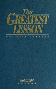 Tapa de The greatest lesson I've ever learned