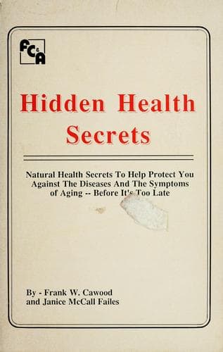 Tapa de Hidden health secrets