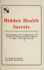 Tapa de Hidden health secrets