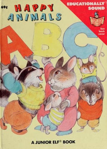 Tapa de Happy animals' ABC
