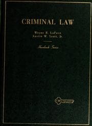 Tapa de Handbook on criminal law