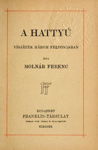 Tapa de A hattyú