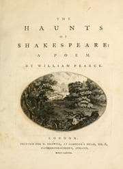 Tapa de The haunts of Shakespeare