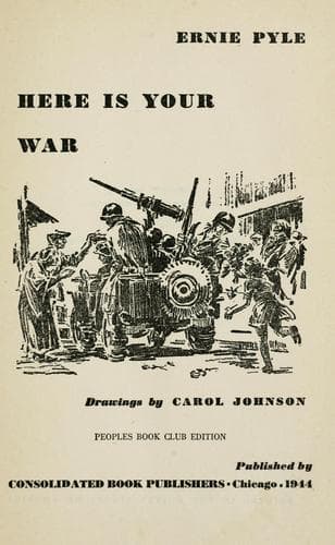 Tapa de Here is your war.