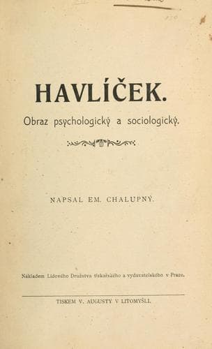 Tapa de Havlíek