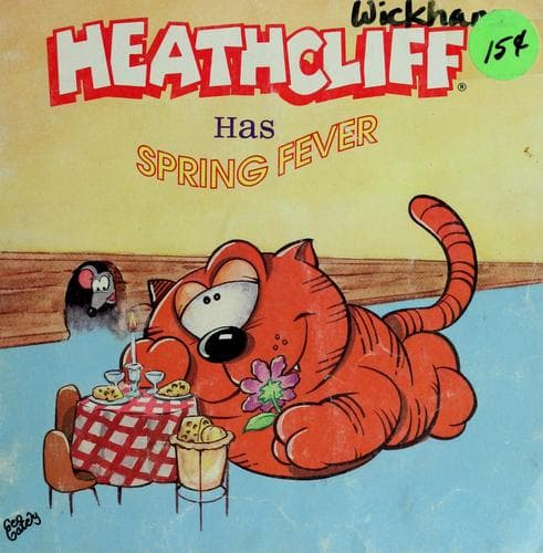 Tapa de Heathcliff has spring fever