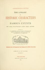 Tapa de The Library of historic characters and famous events of all nations