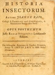 Tapa de Historia insectorum