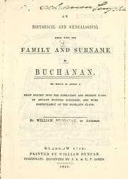Tapa de Historical and genealogical essay upon the family and surname of Buchanan