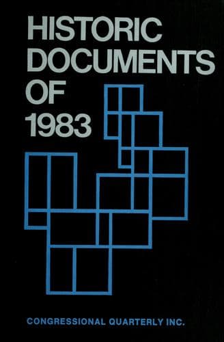 Tapa de Historic documents 1983