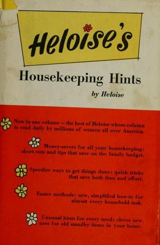 Tapa de Heloise's housekeeping hints