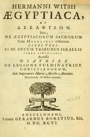 Tapa de Hermanni Witsii Aegyptiaca et Dekaphylon