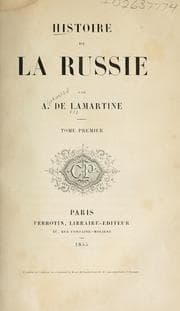 Tapa de Histoire de la Russie