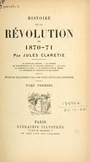 Tapa de Histoire de la Révolution de 1870-71
