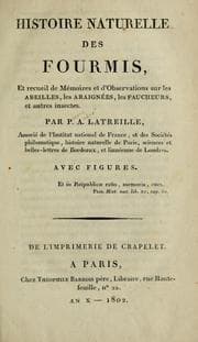 Tapa de Histoire naturelle des fourmis