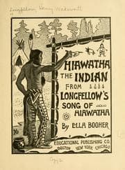 Tapa de Hiawatha the Indian from Longfellow's Song of Hiawatha