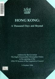 Tapa de Hong Kong : A Thousand days and beyond
