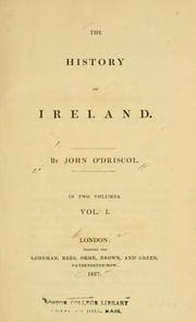 Tapa de The history of Ireland