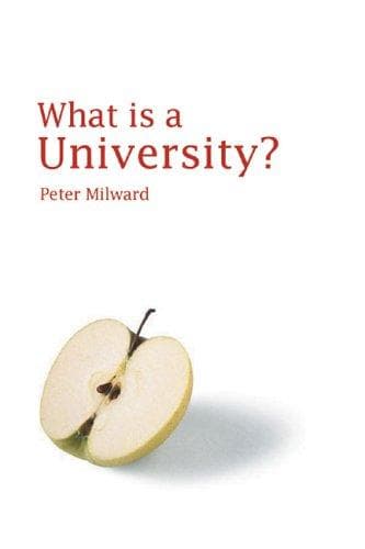 Tapa de What Is a University?