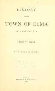 Tapa de History of the town of East Aurora