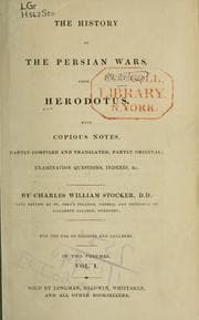 Tapa de The history of the Persian wars