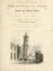 Tapa de The history and topography of the county of Essex