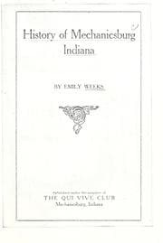 Tapa de History of Mechanicsburg, Indiana