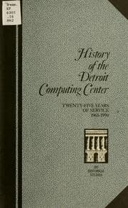 Tapa de History of the Detroit Computing Center