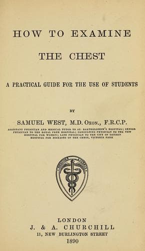 Tapa de How to examine the chest