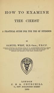 Tapa de How to examine the chest