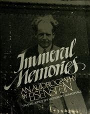 Tapa de Immoral memories
