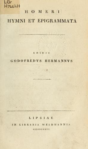 Tapa de Hymni et Epigrammata