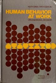 Tapa de Human behavior at work