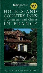 Tapa de Hotels and country inns of character and charm in France