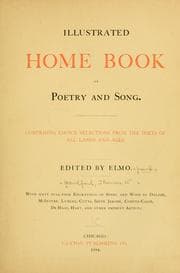 Tapa de Illustrated home book of poetry and song