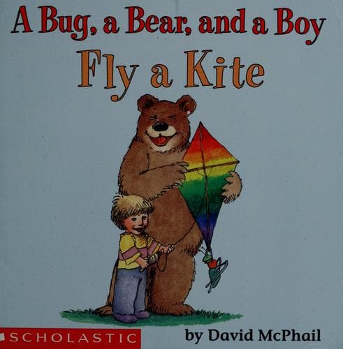 Tapa de A bug, a bear, and a boy fly a kite