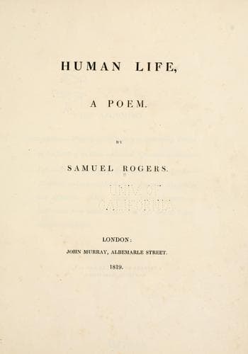 Tapa de Human life