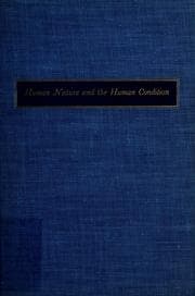 Tapa de Human nature and the human condition