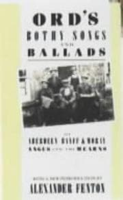 Tapa de Ord's Bothy Songs and Ballads