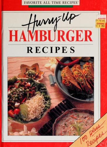 Tapa de Hurry-up hamburger recipes.