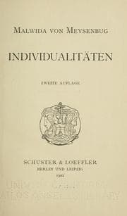 Tapa de Individualitäten