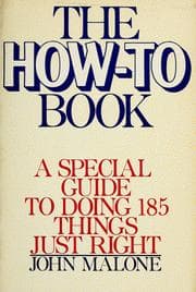 Tapa de The how-to-book